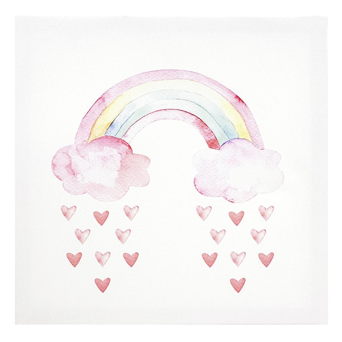 JUST HOME COLLECTION - Cuadro Canvas Inf Rainbow 30X30 CM