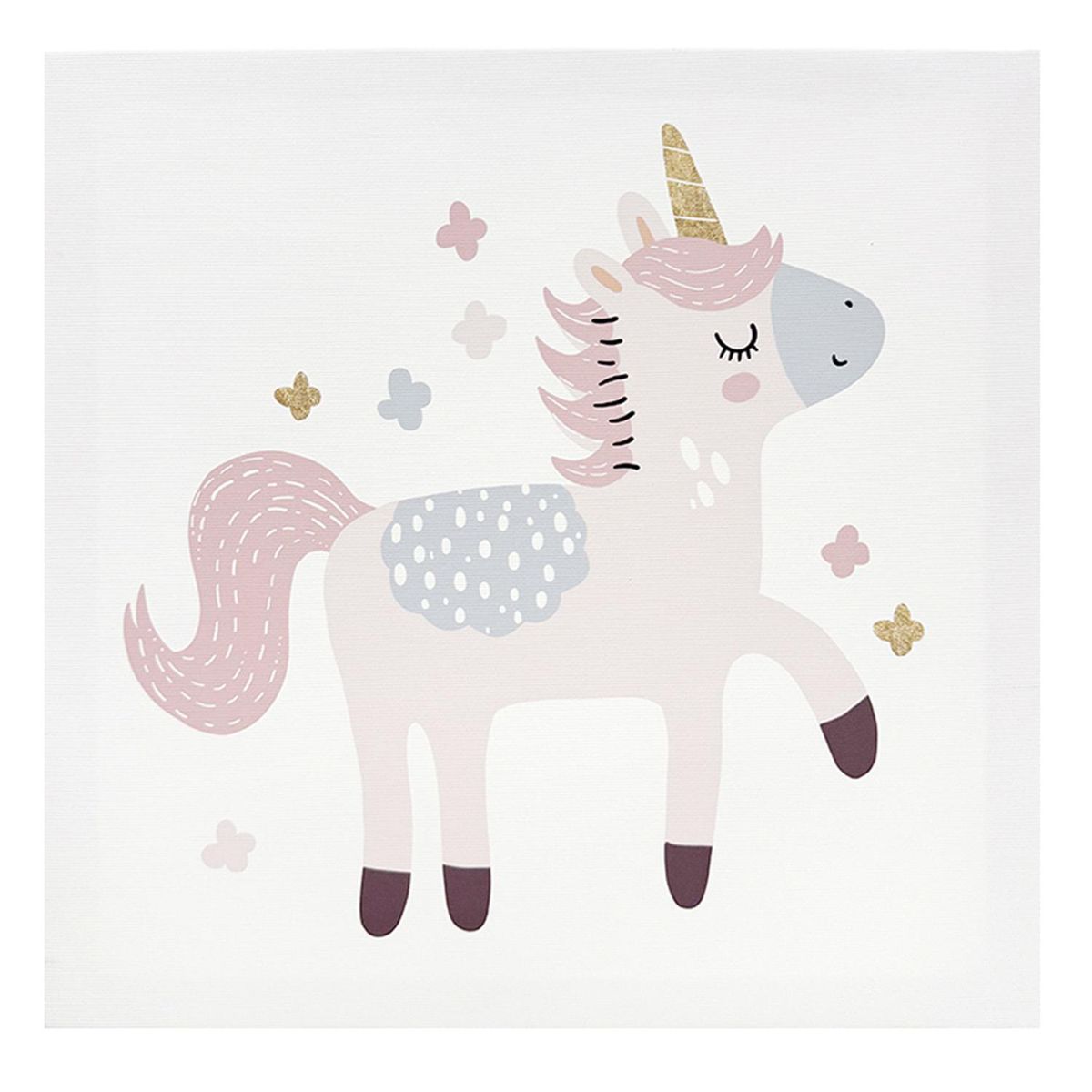 JUST HOME COLLECTION - Cuadro Canvas Inf Unicornio 30X30 CM