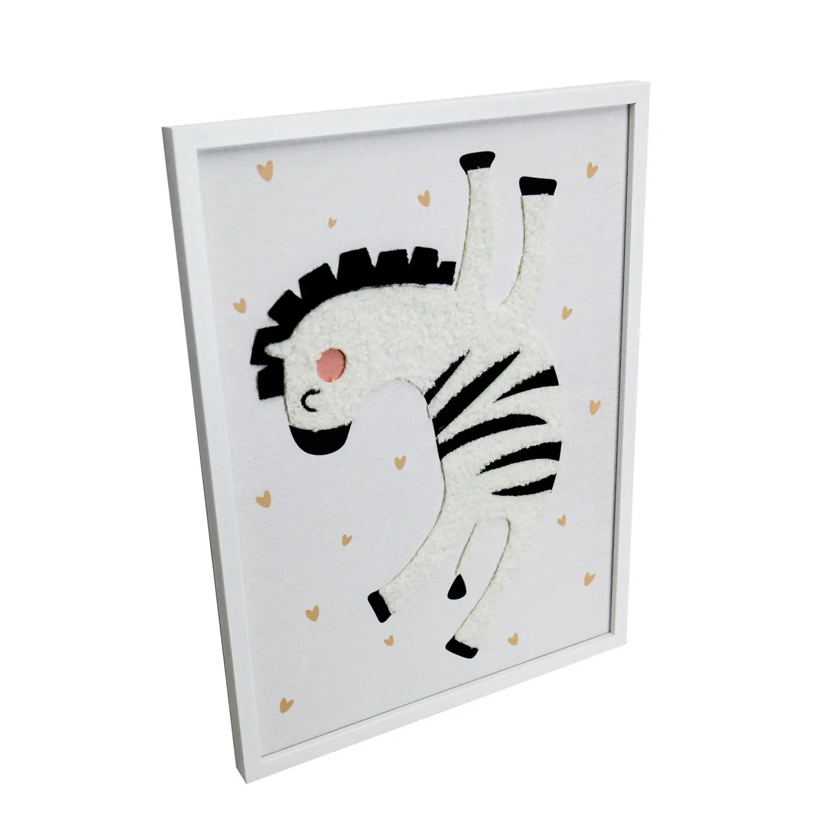 JUST HOME COLLECTION - Cuadro Infantil Cebra 30x40cm