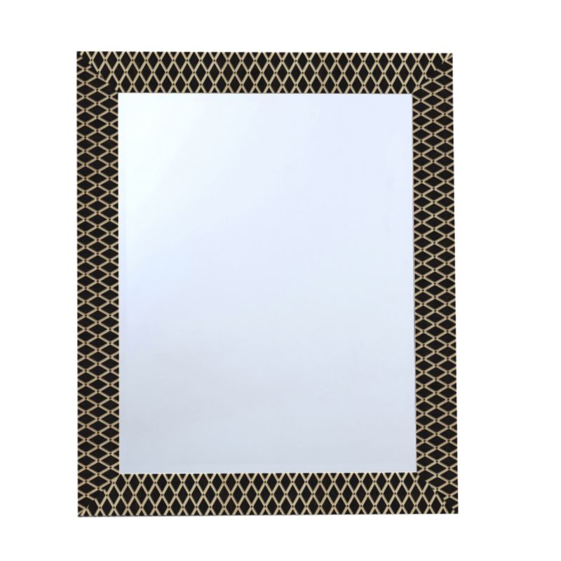 JUST HOME COLLECTION - Espejo Decorativo Geo 69x84cm Negro