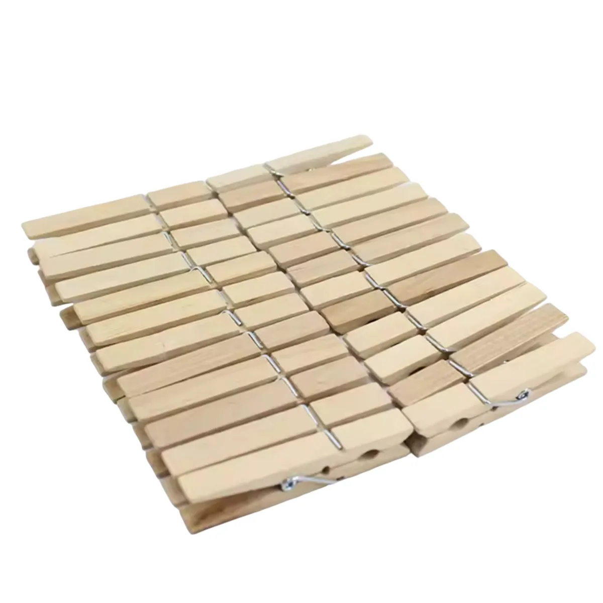KLEINE WOLKE - Pack 24 Ganchos Colgadores de Madera