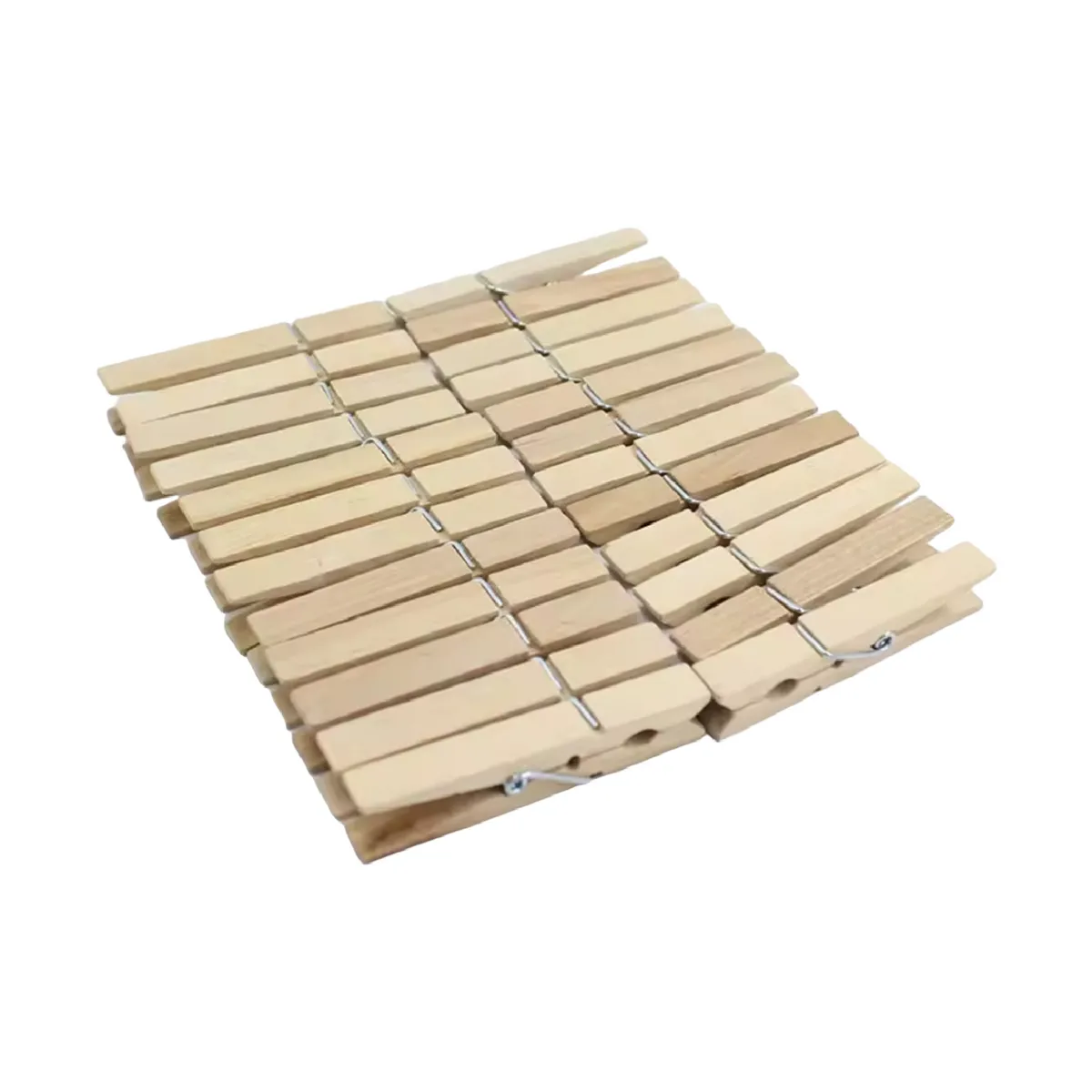 KLEINE WOLKE - Pack 24 Ganchos Colgadores de Madera