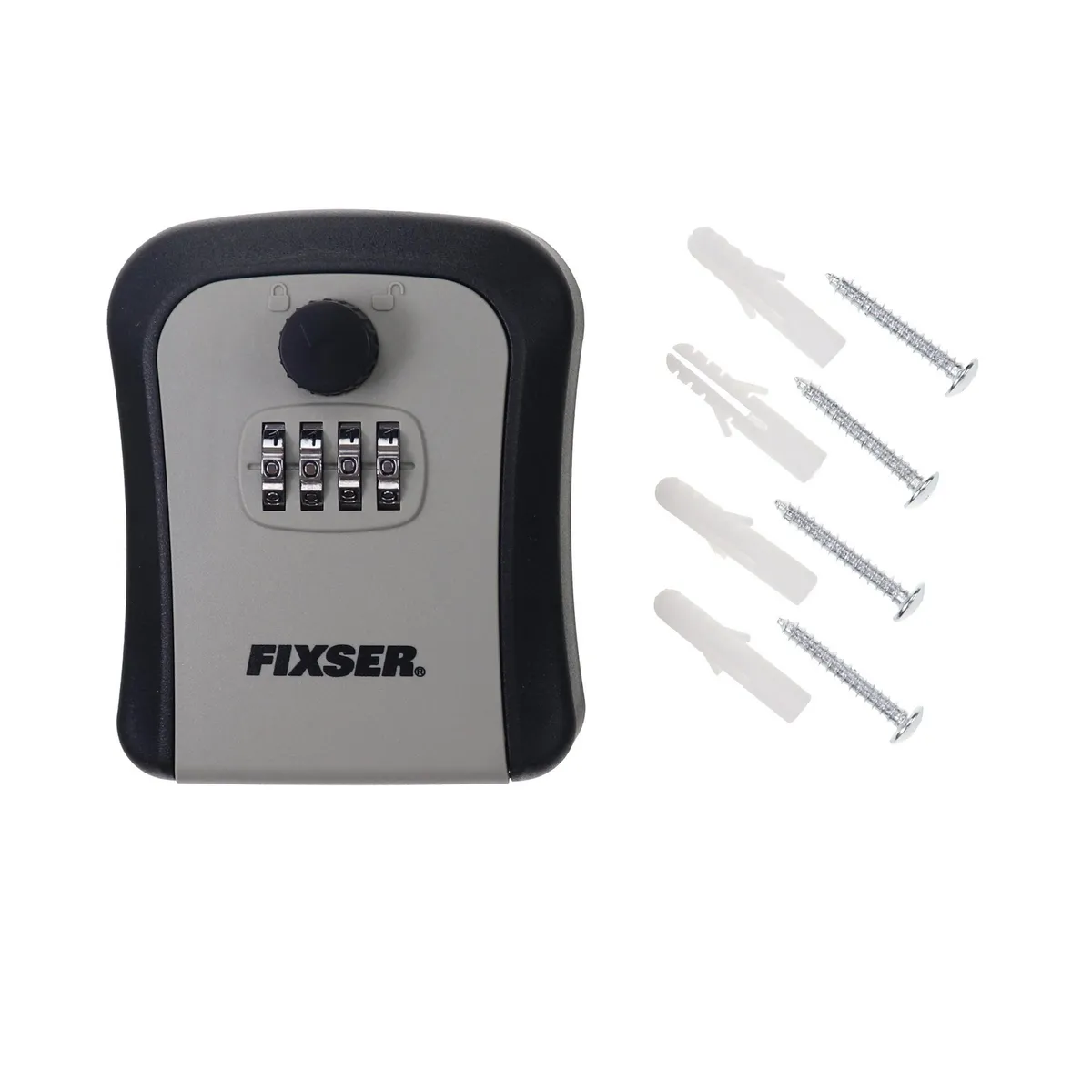 FIXSER - Caja para Llaves 4 Dígitos Gris