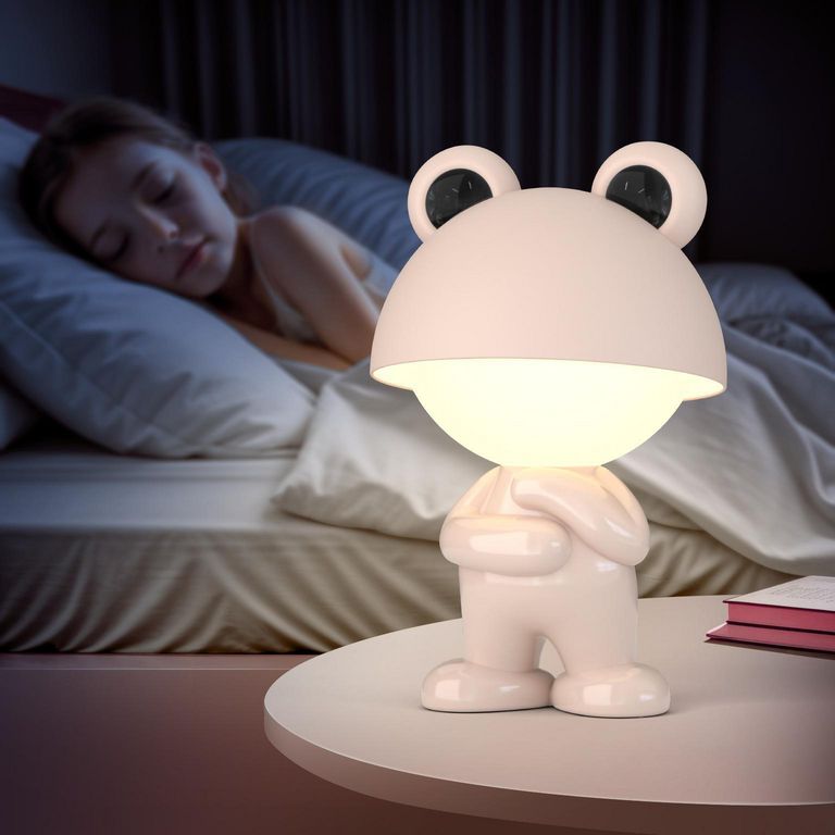 Lámpara de Escritorio LED Infantil Sapito Rosa | Sodimac Perú