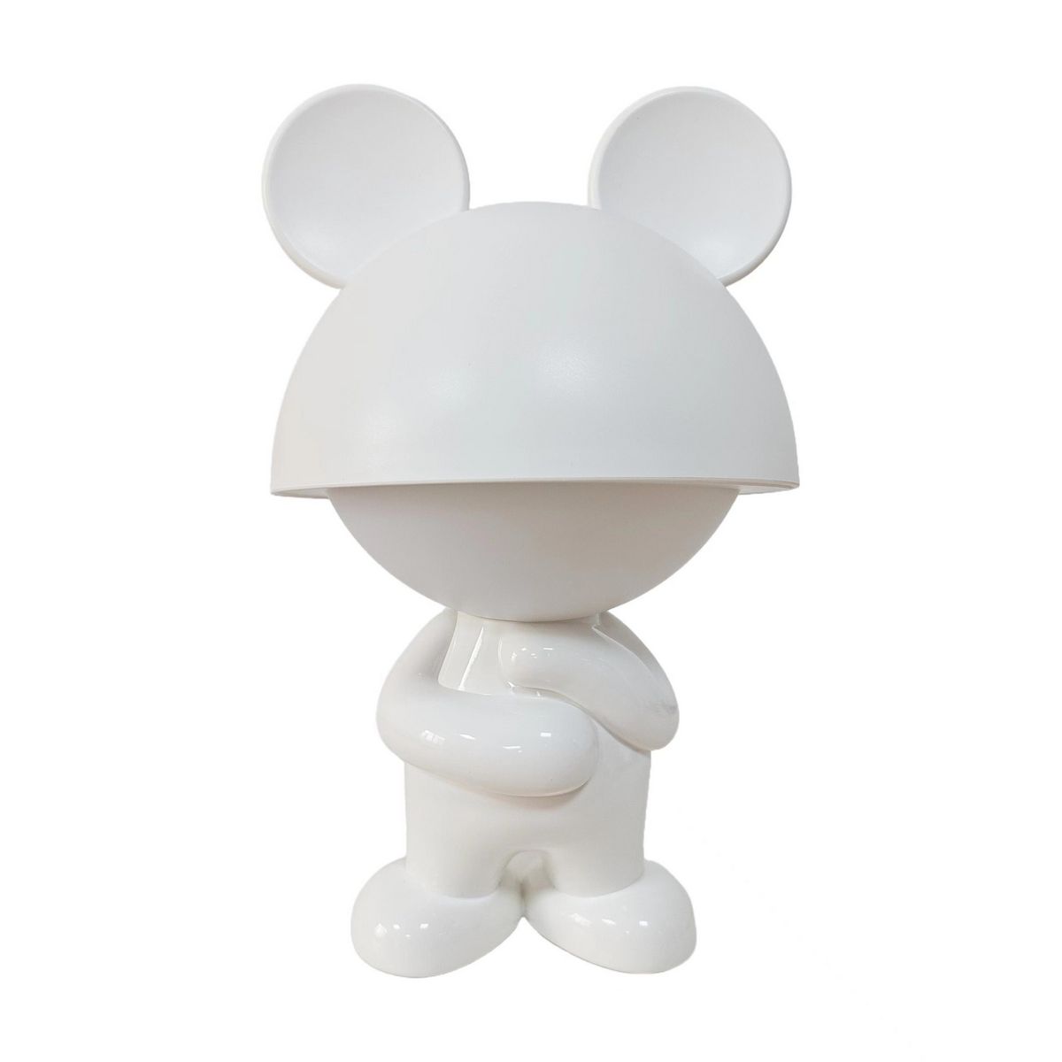 JUST HOME COLLECTION - Lámpara de Escritorio LED Infantil Ratón Blanco