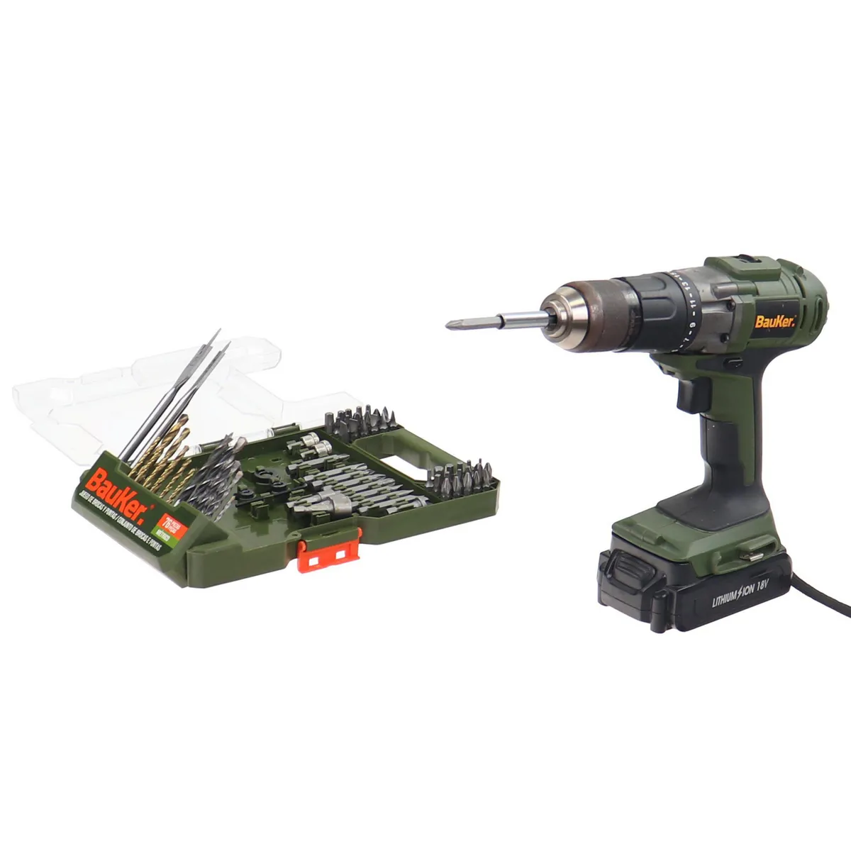 BAUKER - Set 76 Brocas y Puntas Bauker