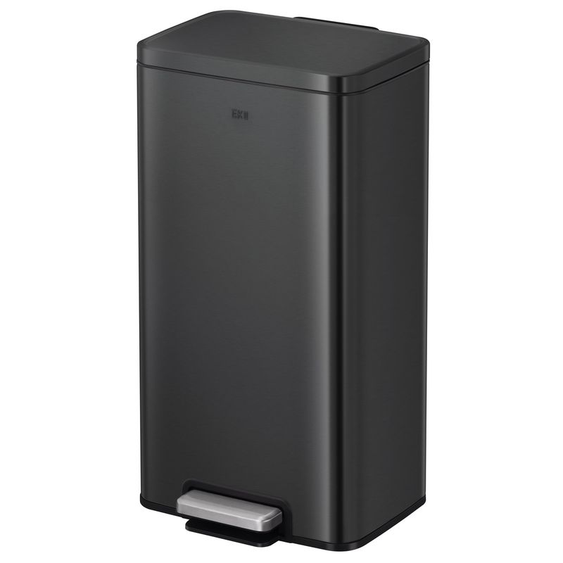 EKO - Basurero Rectangular Negro Mate 30L