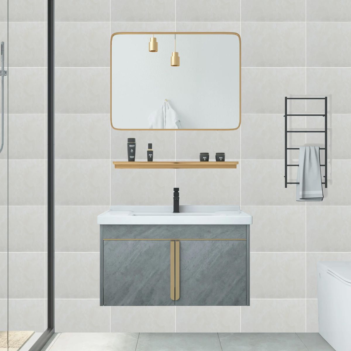 HOLZTEK - Cerámica Beige Marmol 20x30cm 1,5m2