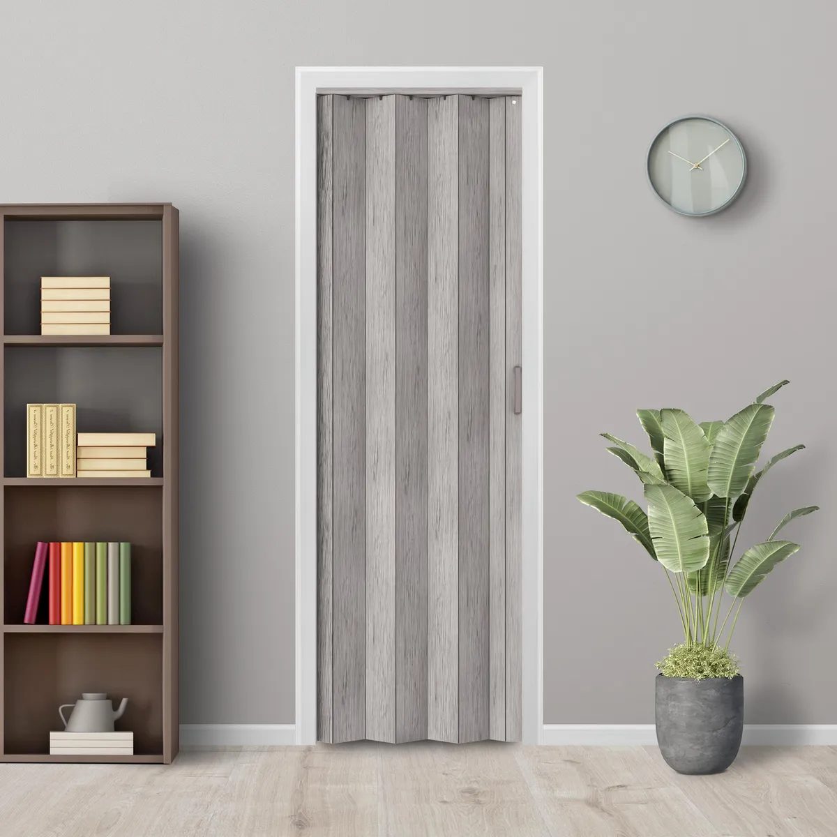 Puerta Plegable PVC Tivoli Pino Victoria, marca HOLZTEK - Foto Principal