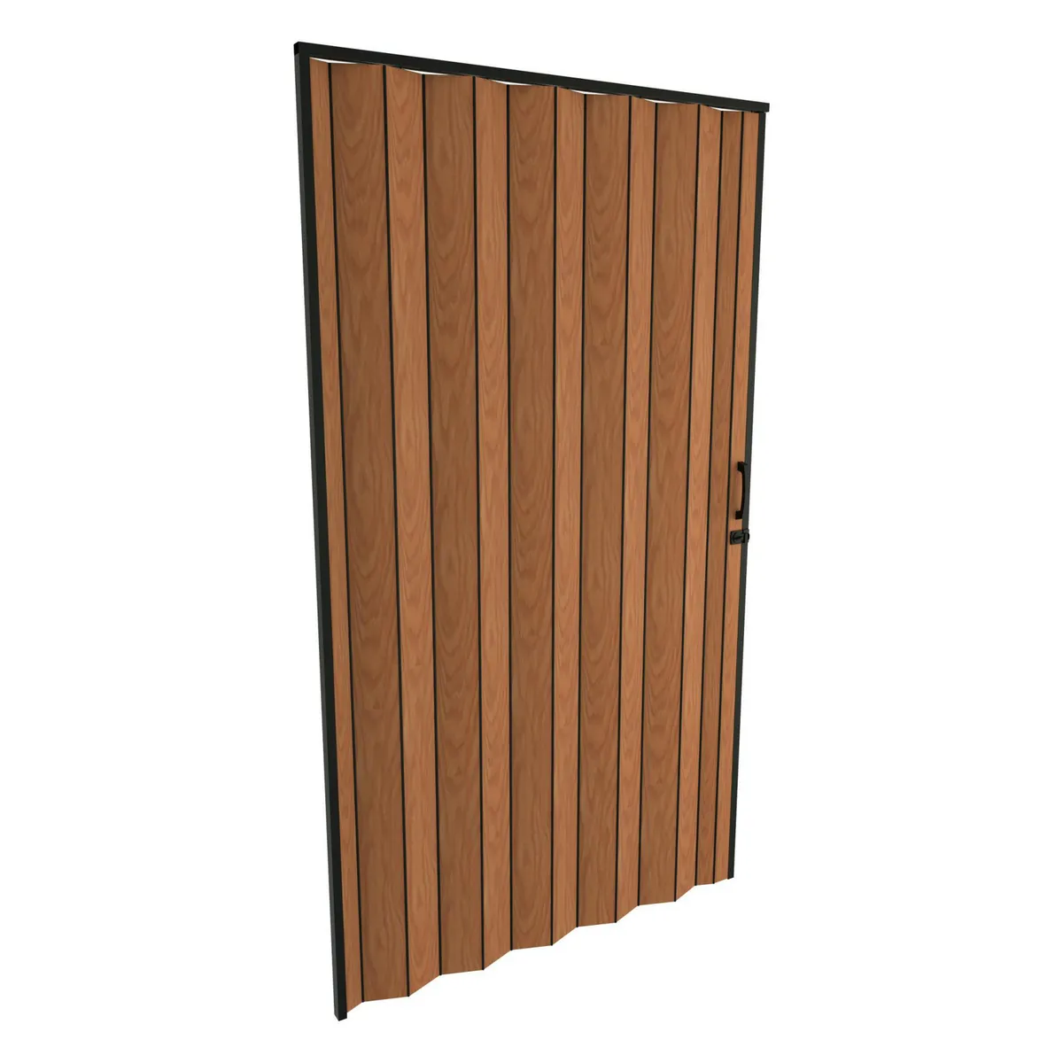 HOGGAN - Puerta Plegable PVC Blacktie 120x200cm Golden Oak