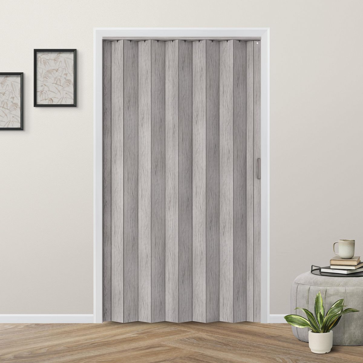 HOLZTEK - Puerta Plegable PVC Tivoli Pino Victoria