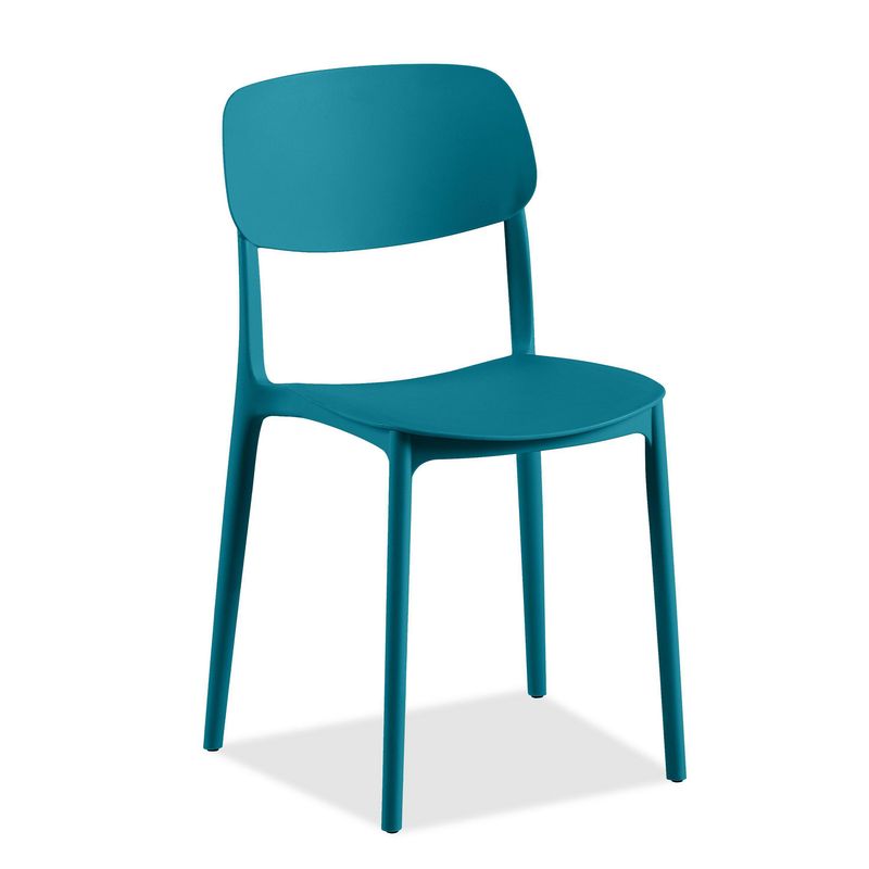 JUST HOME COLLECTION - Silla Apilable Lady Turquesa