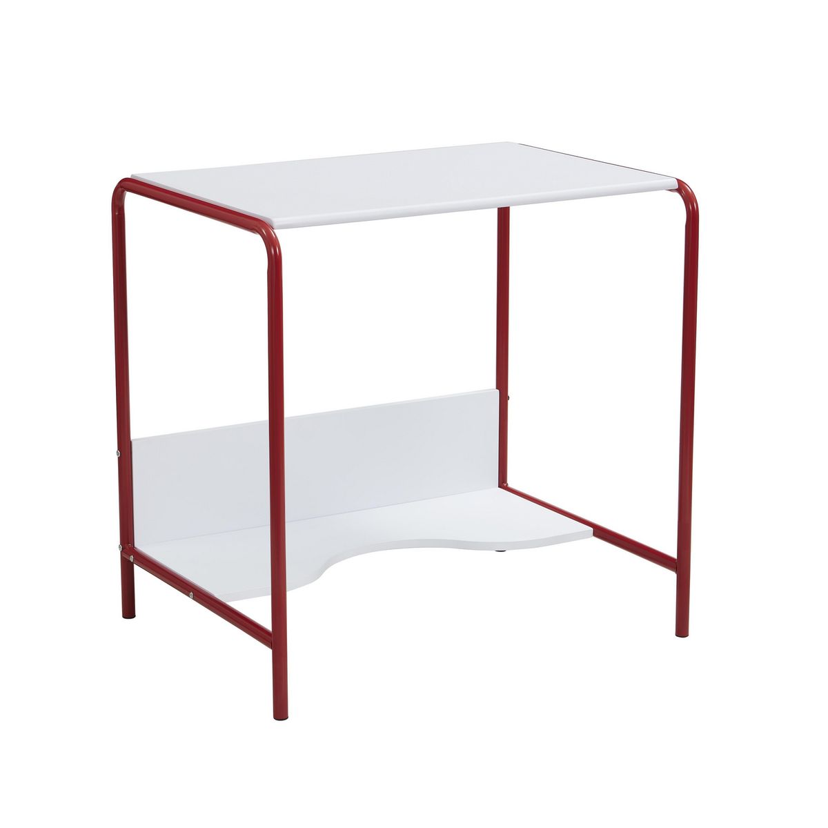 JUST HOME COLLECTION - Mesa Infantil Hoback Blanco/Rojo