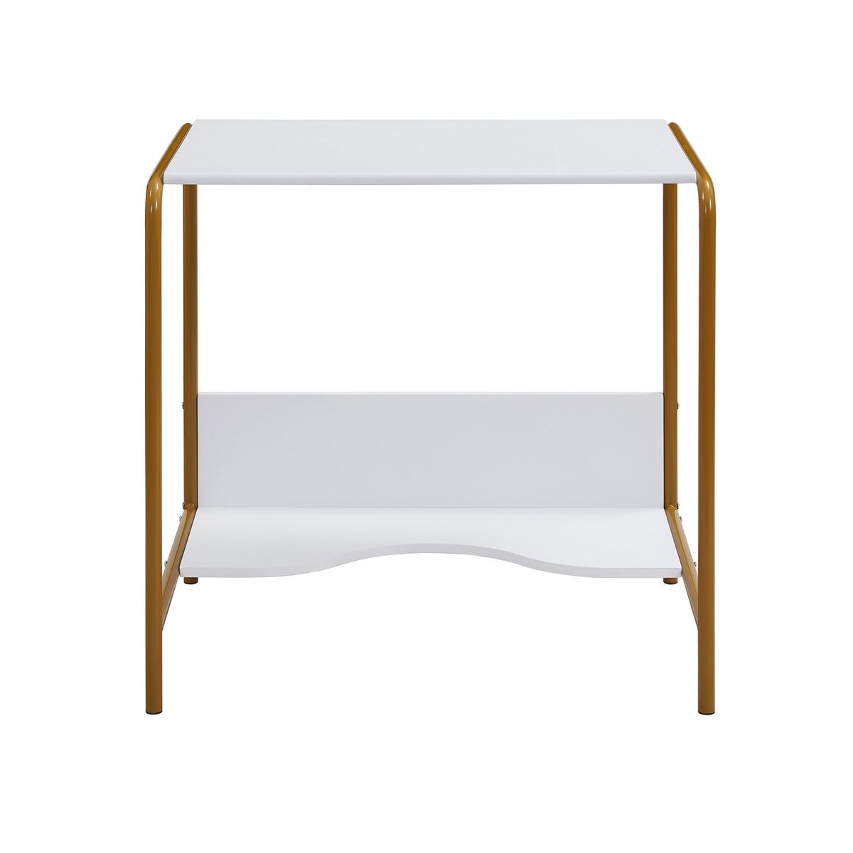 JUST HOME COLLECTION - Mesa Infantil Hoback Blanco/Amarillo