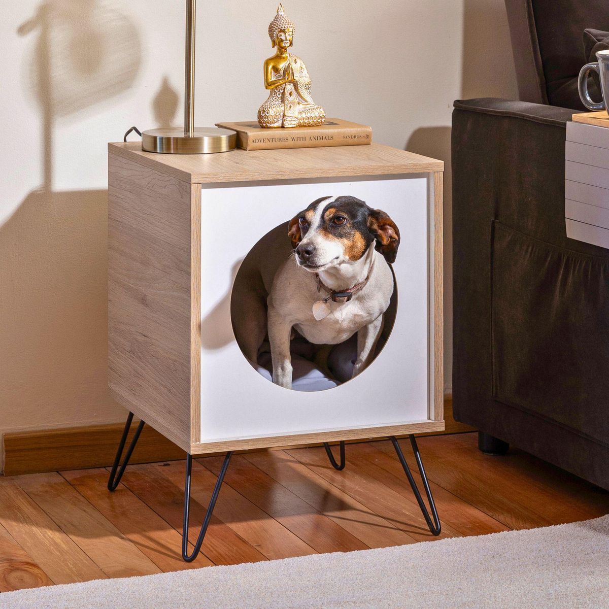 JUST HOME COLLECTION - Mesa Auxiliar Multifuncional Melamina Annie