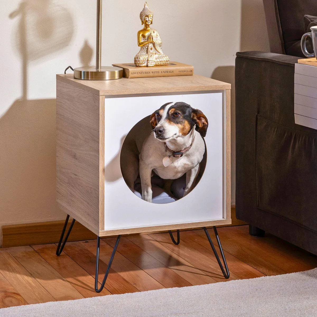 JUST HOME COLLECTION - Mesa Auxiliar Multifuncional Melamina Annie