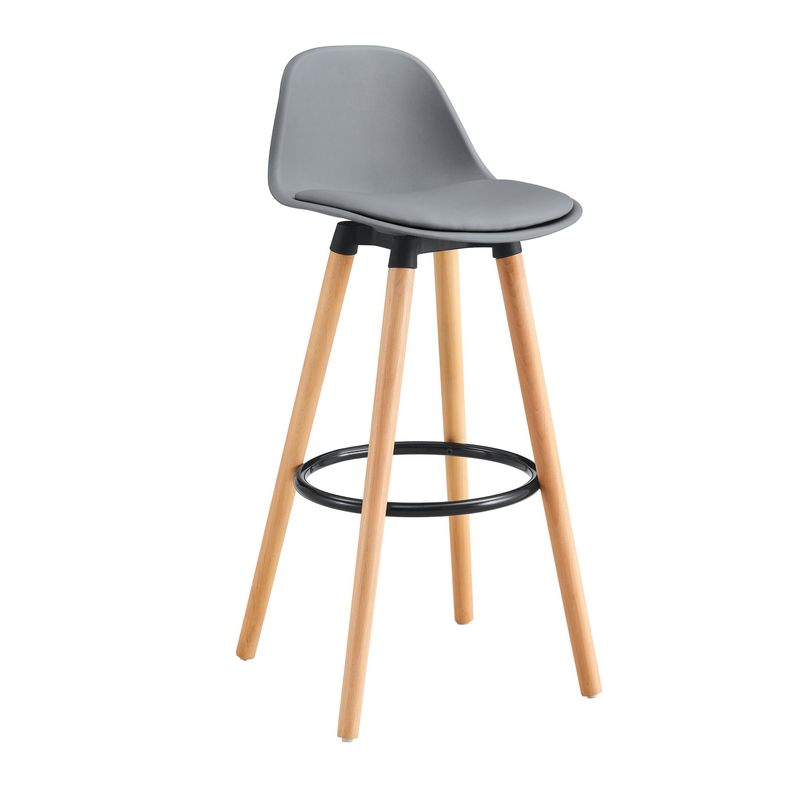 JUST HOME COLLECTION - Silla Bar Frank Gris