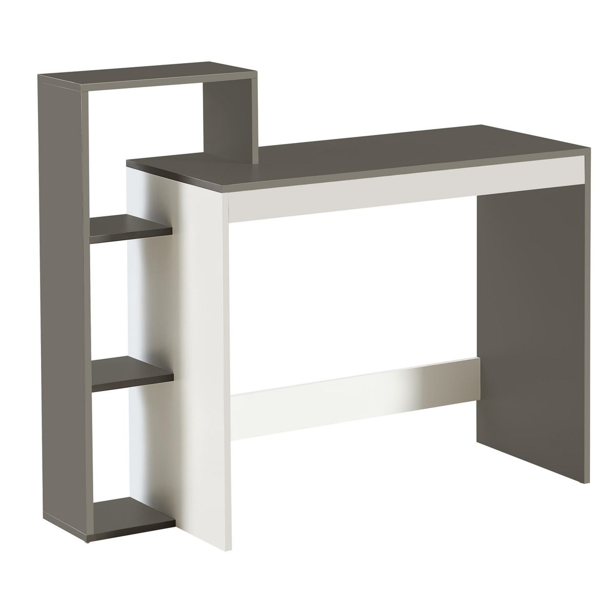 JUST HOME COLLECTION - Escritorio Santana Blanco con Gris