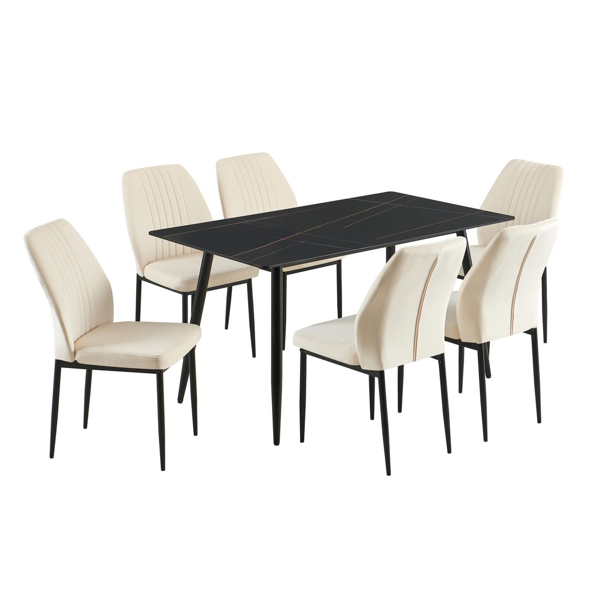 JUST HOME COLLECTION - Juego de Comedor Mogani 4 Sillas