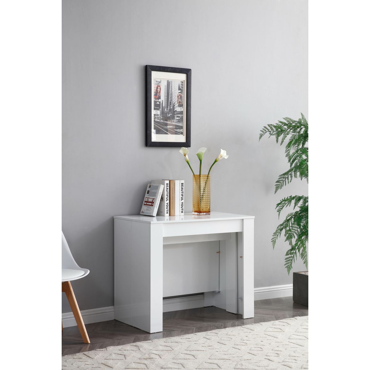 JUST HOME COLLECTION - Mesa de Comedor Extensible Modular