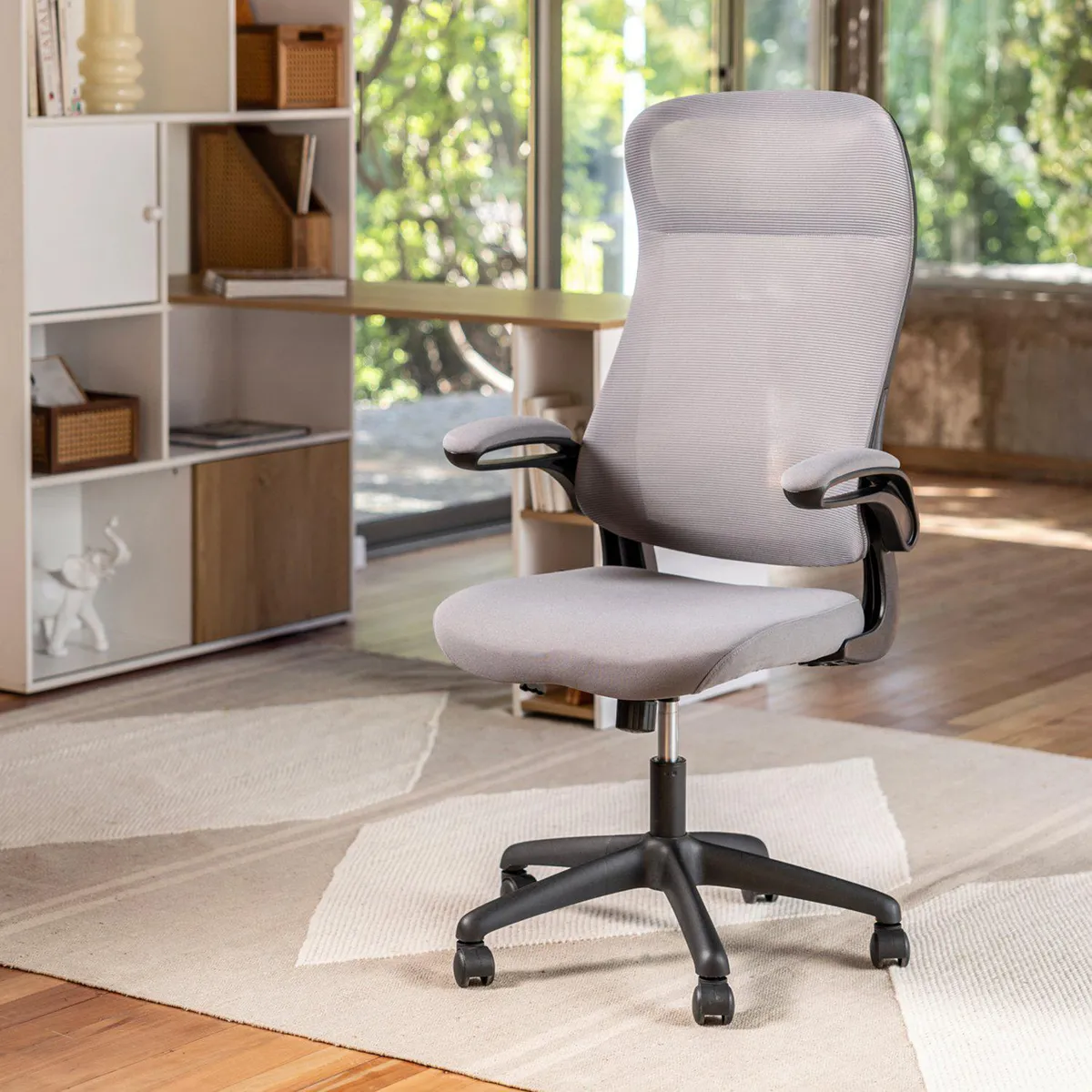 JUST HOME COLLECTION - Silla de Oficina Boston Gris