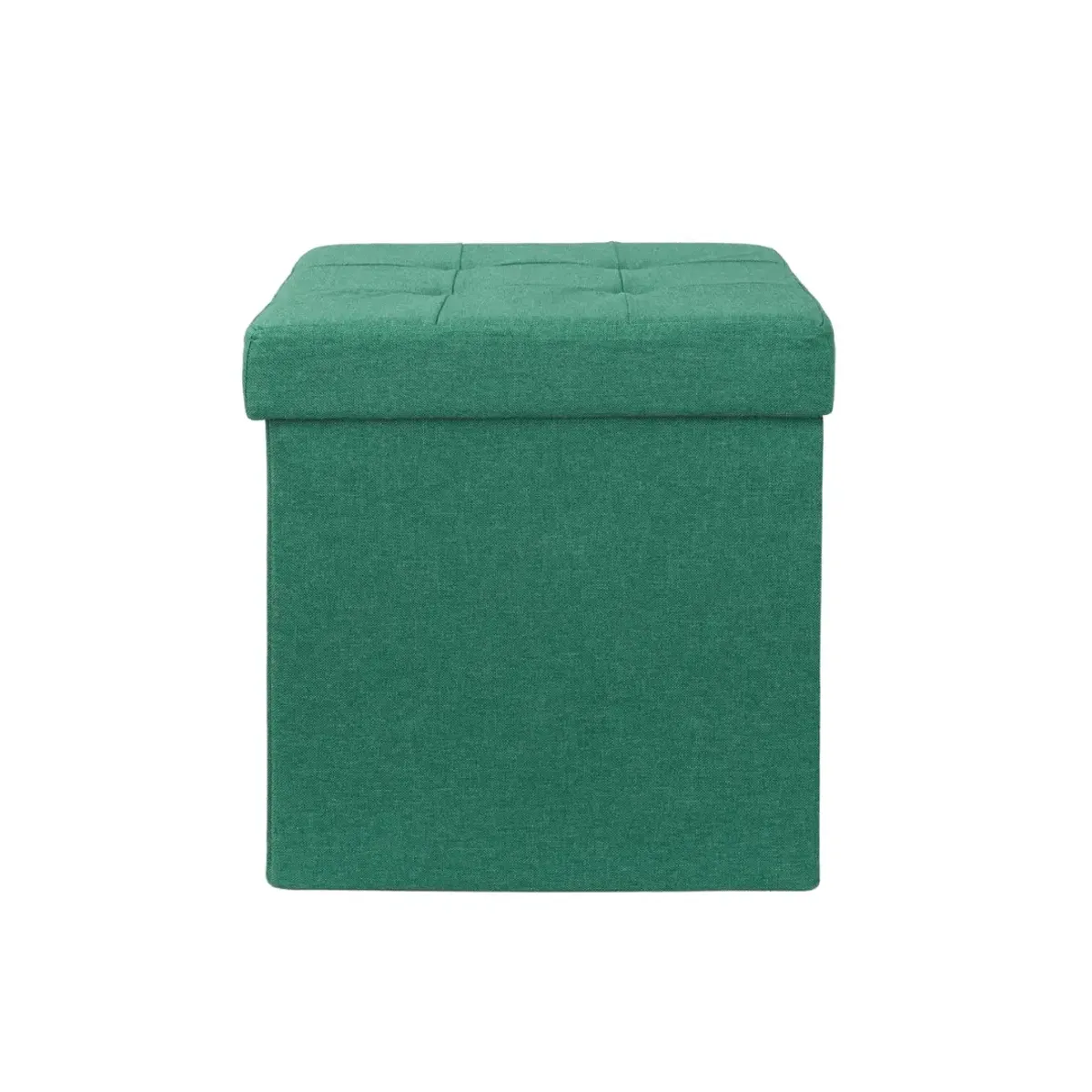 JUST HOME COLLECTION - Pouf Plegable Verde 38x38x38cm