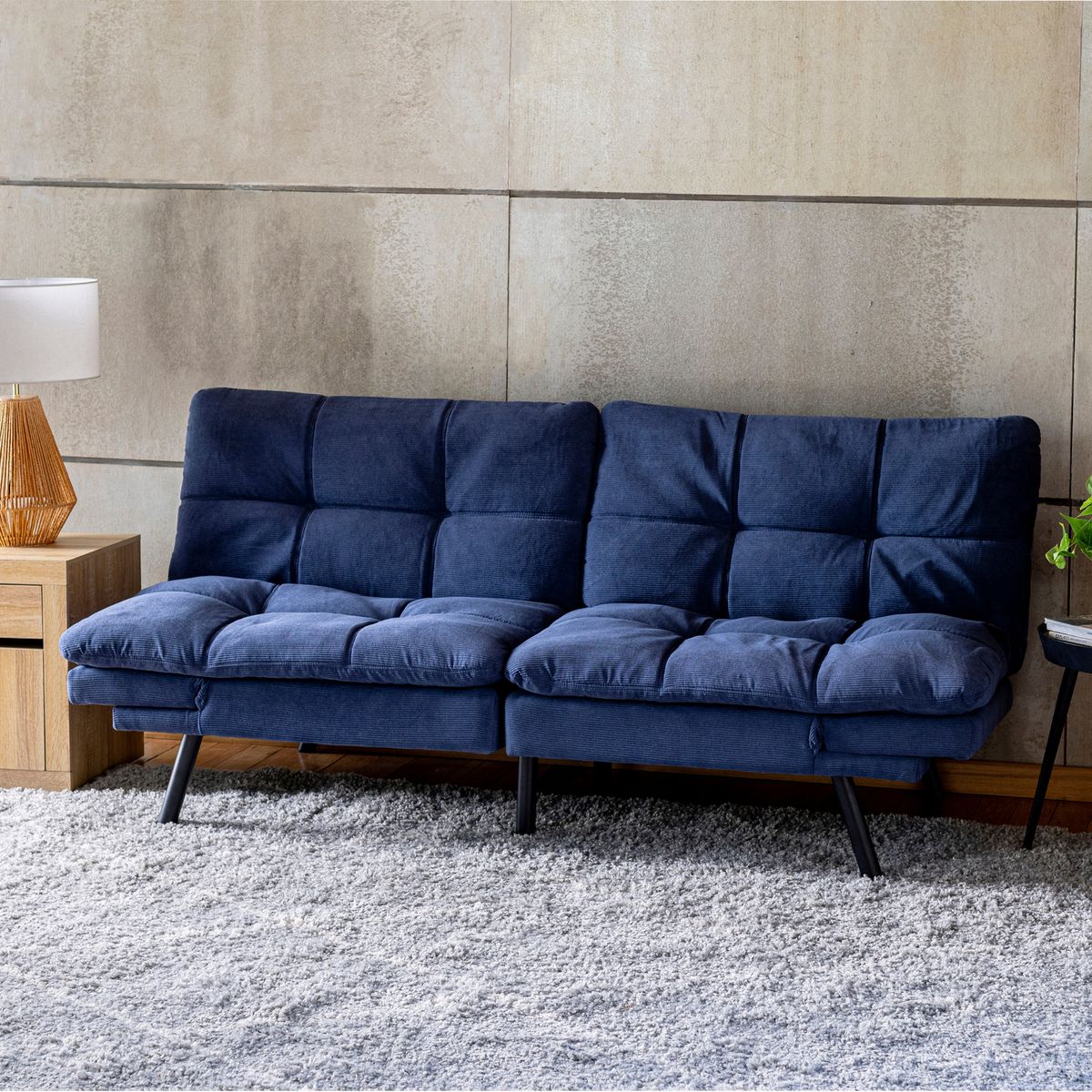 JUST HOME COLLECTION - Futón Moscú Azul