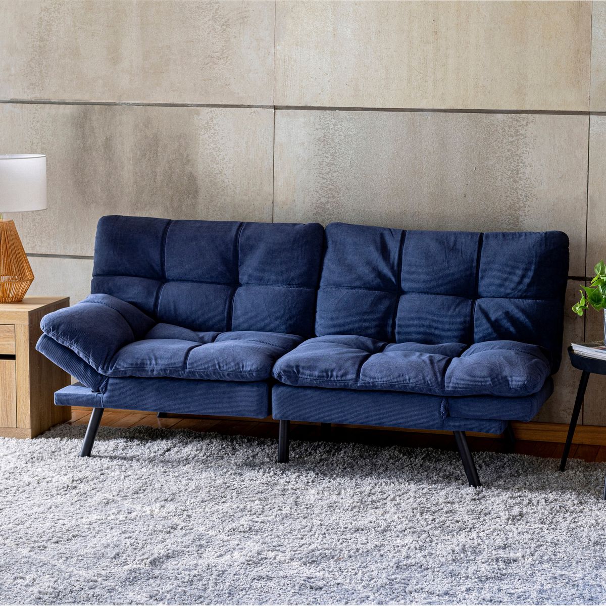 JUST HOME COLLECTION - Futón Moscú Azul