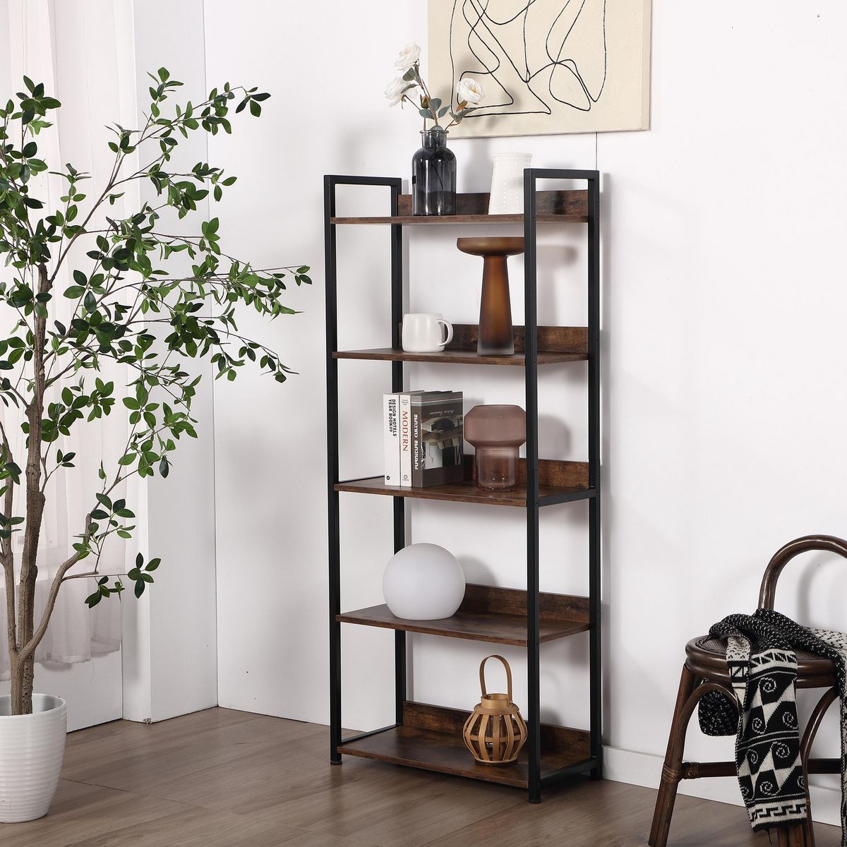 JUST HOME COLLECTION - Estante Wool 55x27x140cm