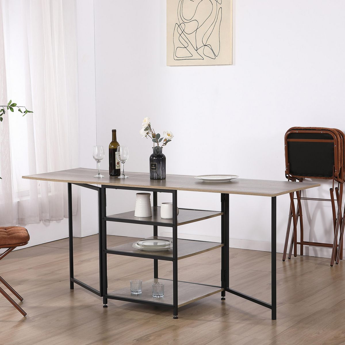 JUST HOME COLLECTION - Mesa de Comedor Multifuncional Miley