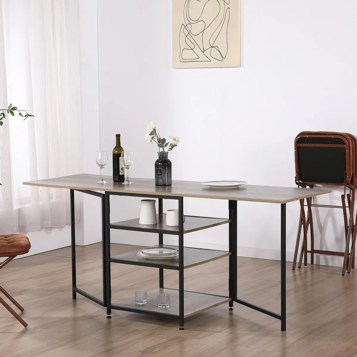 JUST HOME COLLECTION - Mesa de Comedor Multifuncional Miley