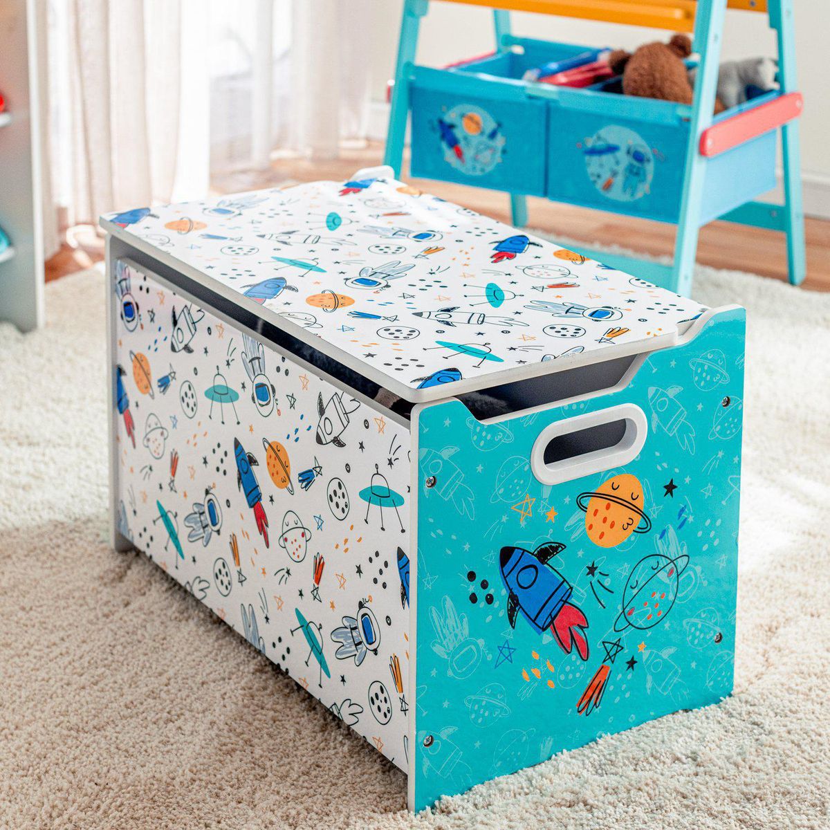 JUST HOME COLLECTION - Baúl Infantil Cohetes