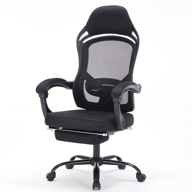 JUST HOME COLLECTION - Silla para PC Turin Ergo con Reposapies