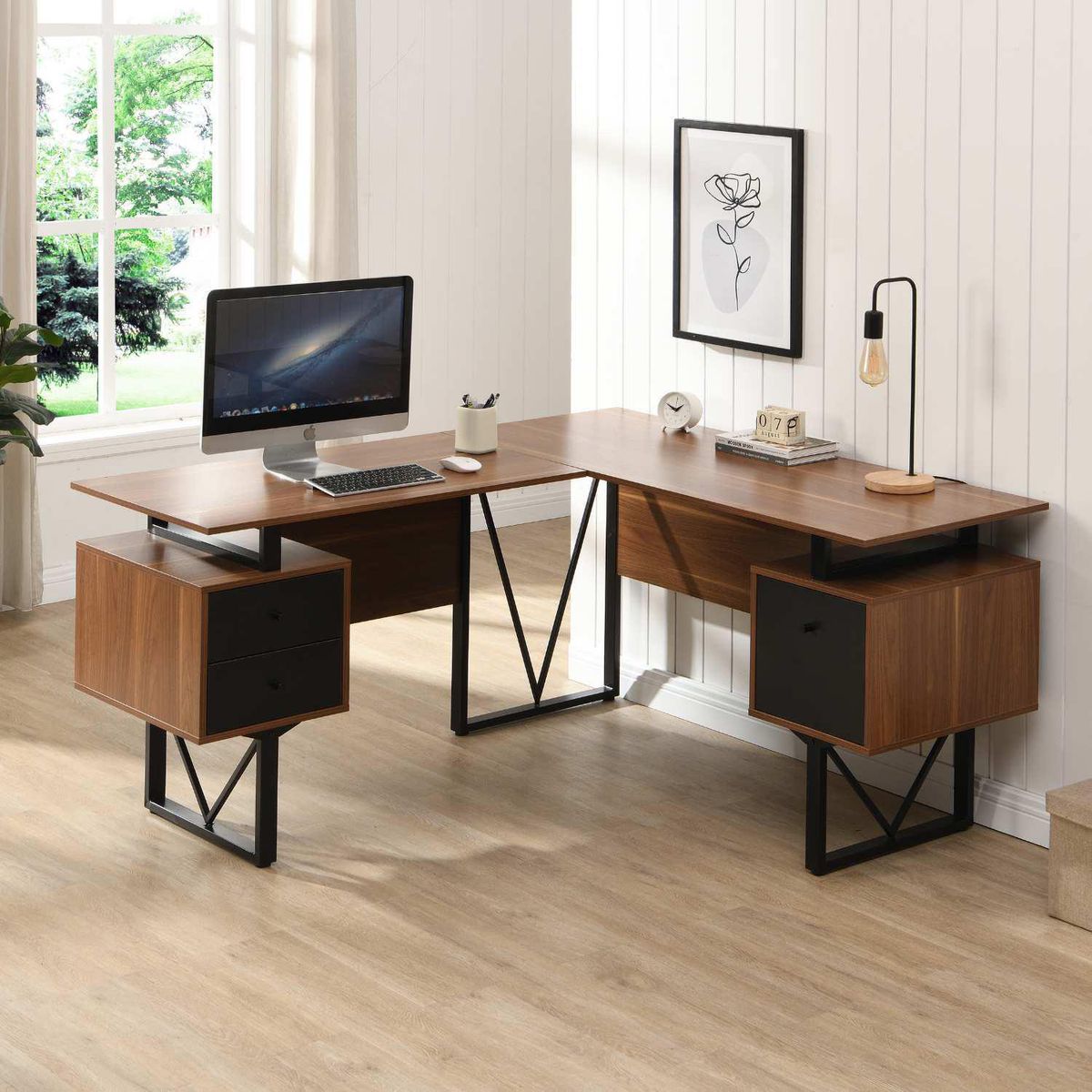 JUST HOME COLLECTION - Escritorio en L Berlin