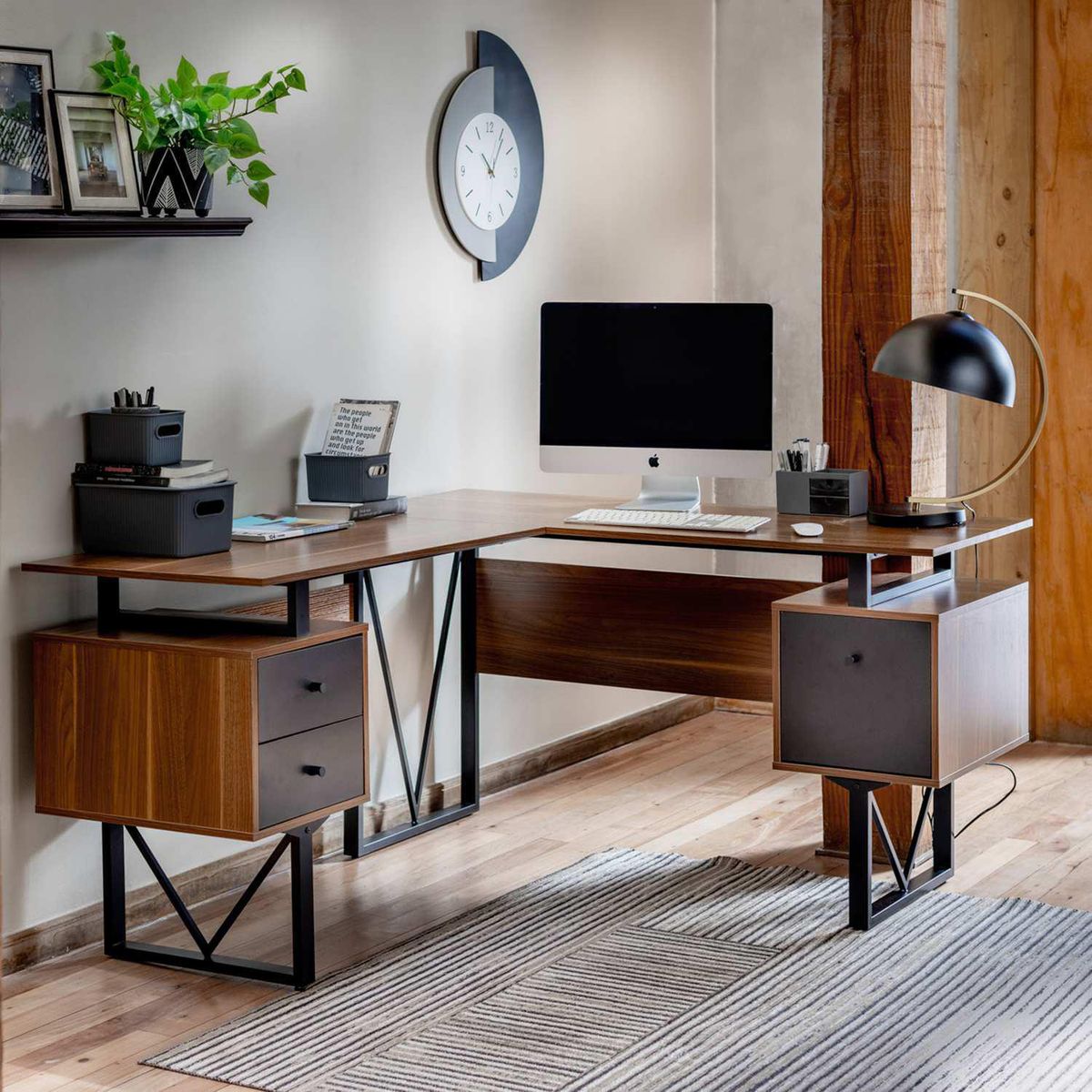 JUST HOME COLLECTION - Escritorio en L Berlin