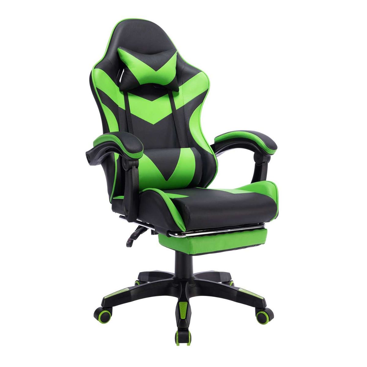 JUST HOME COLLECTION - Silla Gamer Lumbar con Reposapies Trinity