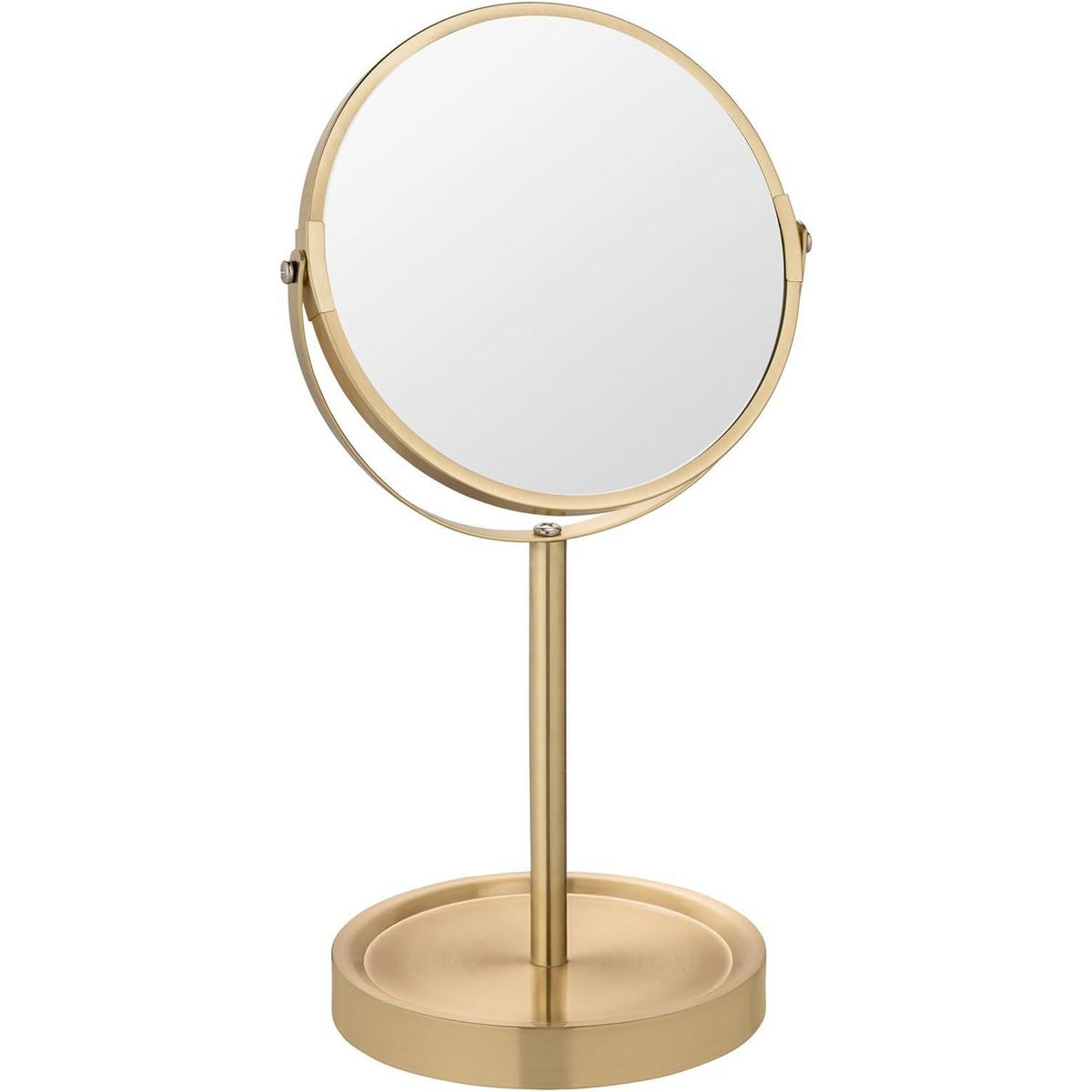 WENKO - Espejo De Baño 15x35 cm Dorado Alata