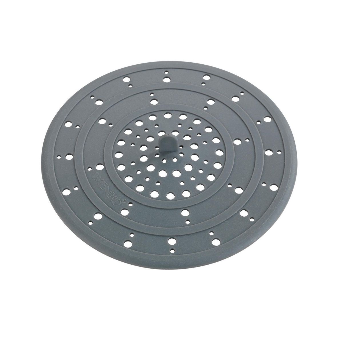 WENKO - Filtro de Desagüe Silicona Gris