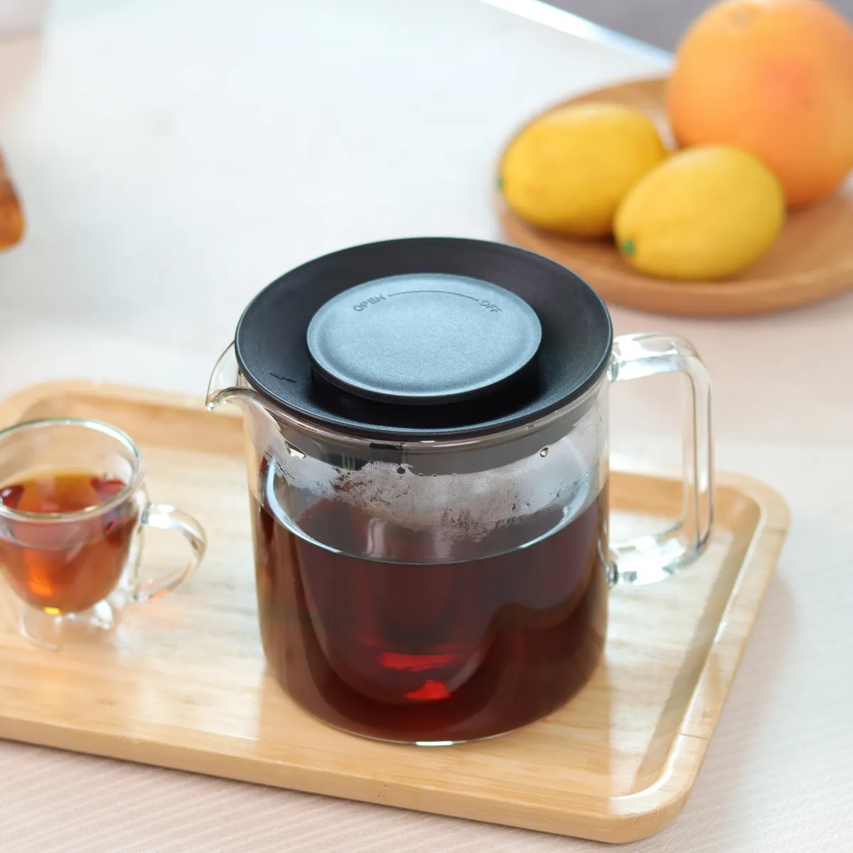 JUST HOME COLLECTION - Tetera de Vidrio 1000ml