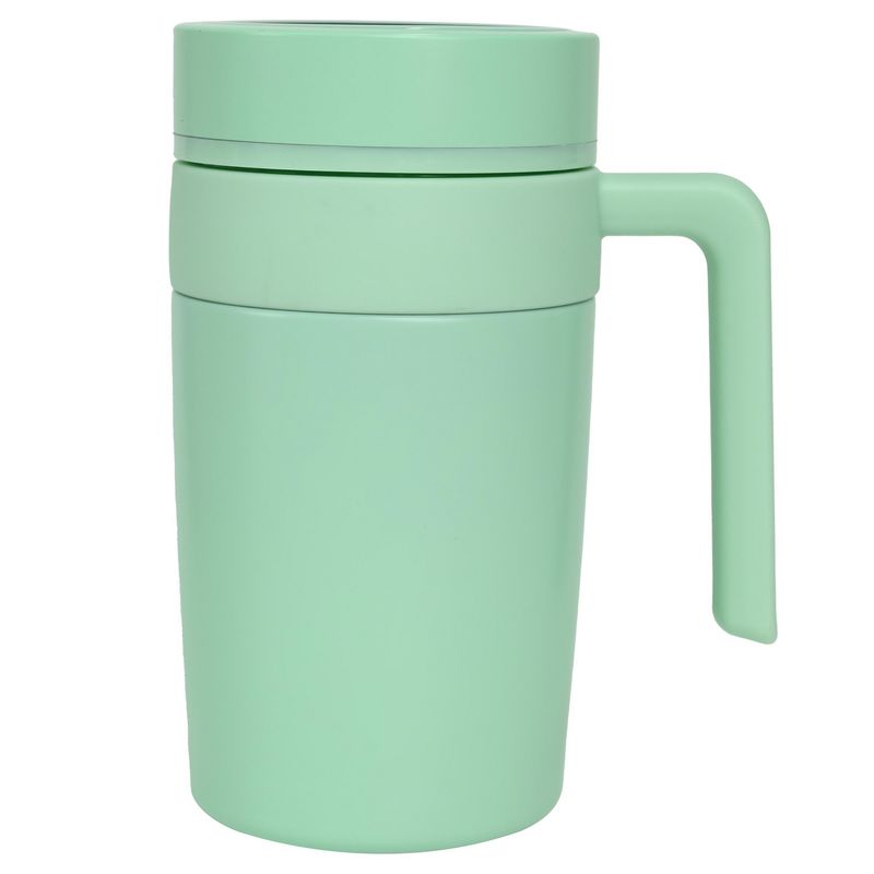 JUST HOME COLLECTION - Taza con Temperatura Digital Verde 450ml