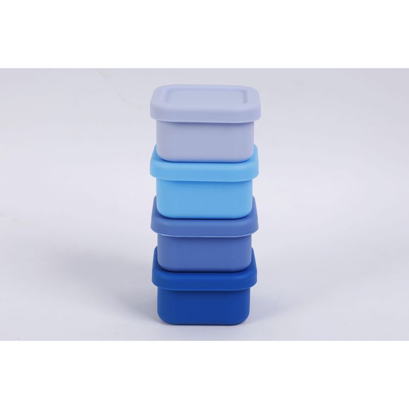 JUST HOME COLLECTION - Set de 4 tapers de Silicona Azul