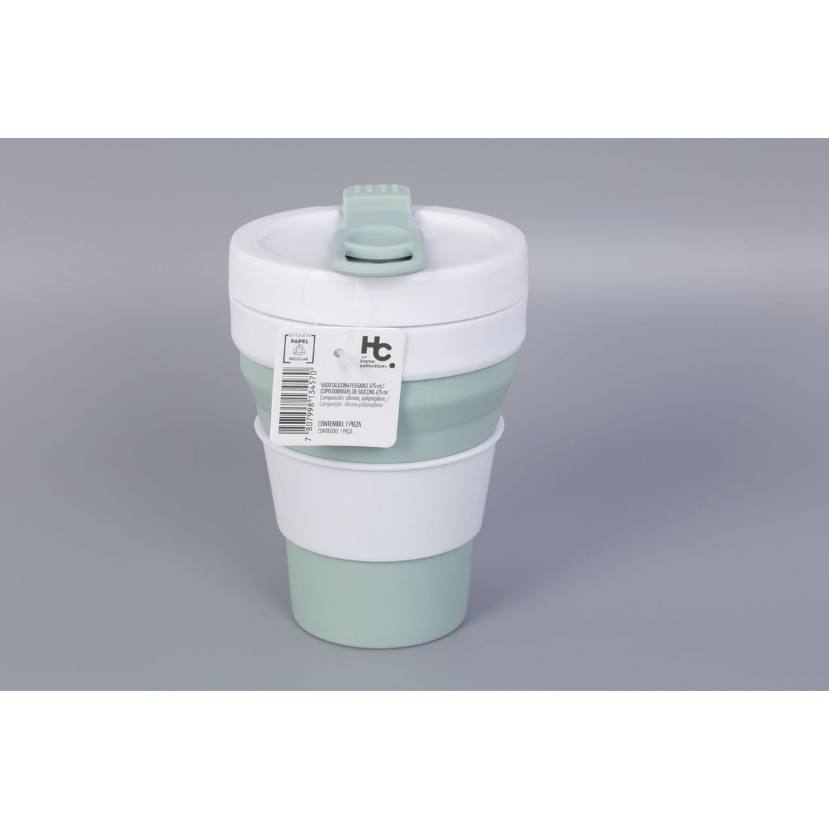 JUST HOME COLLECTION - Vaso de Silicona Plegable 355ml