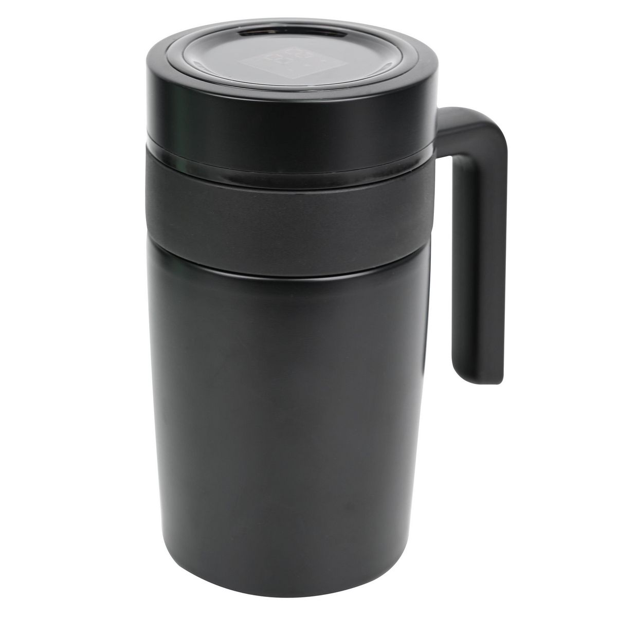 JUST HOME COLLECTION - Taza con Temperatura Digital Negro 450ml