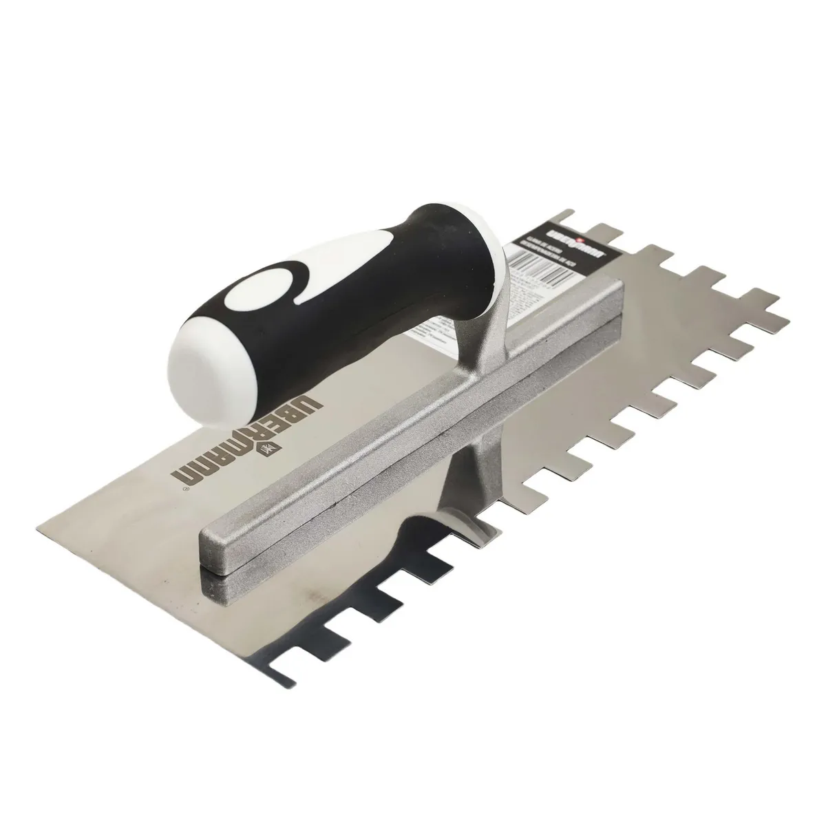 UBERMANN - Llana Dentada Acero Inoxidable 12 x 12