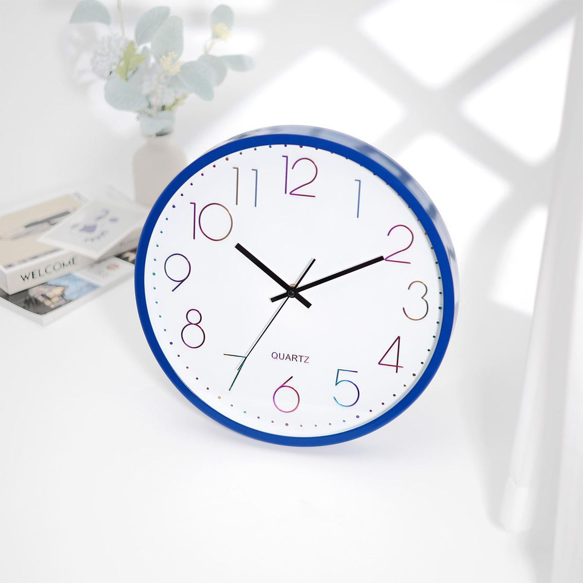 CASA BONITA - Reloj de Muro Azul 35cm