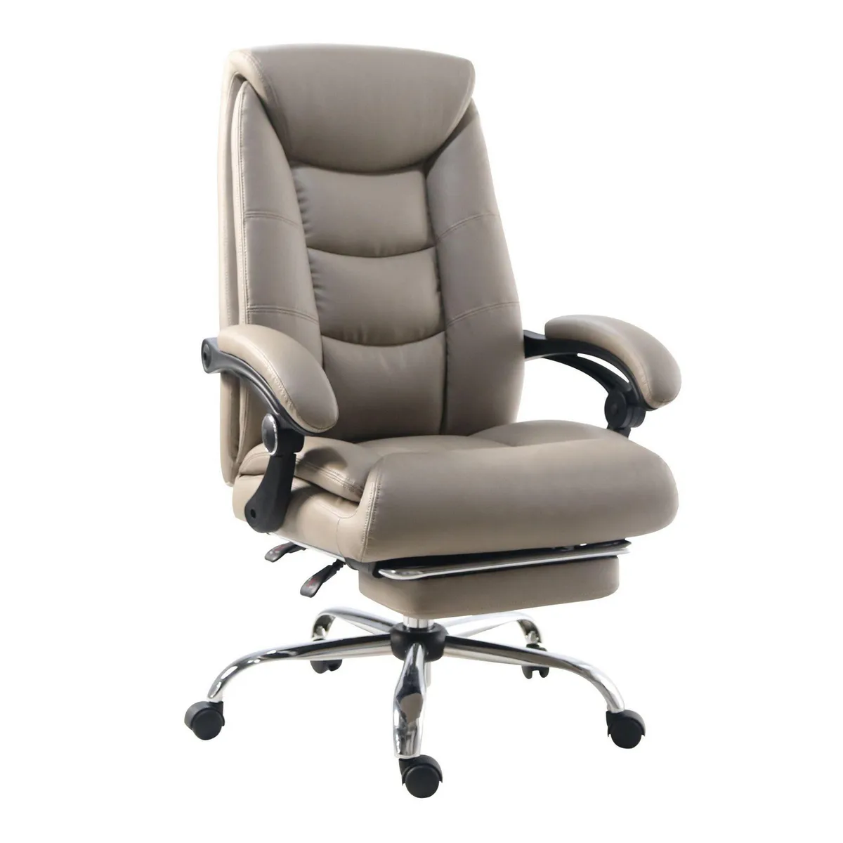 JUST HOME COLLECTION - Silla de Oficina con Reposapiés Arnold