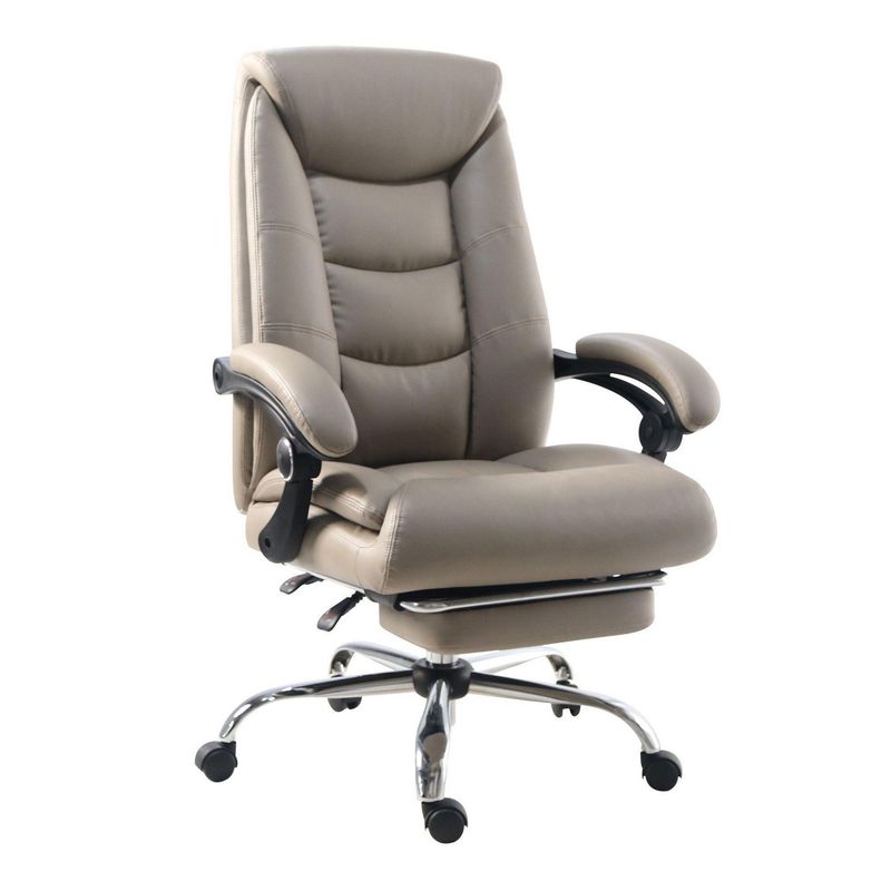 JUST HOME COLLECTION - Silla de Oficina con Reposapiés Arnold