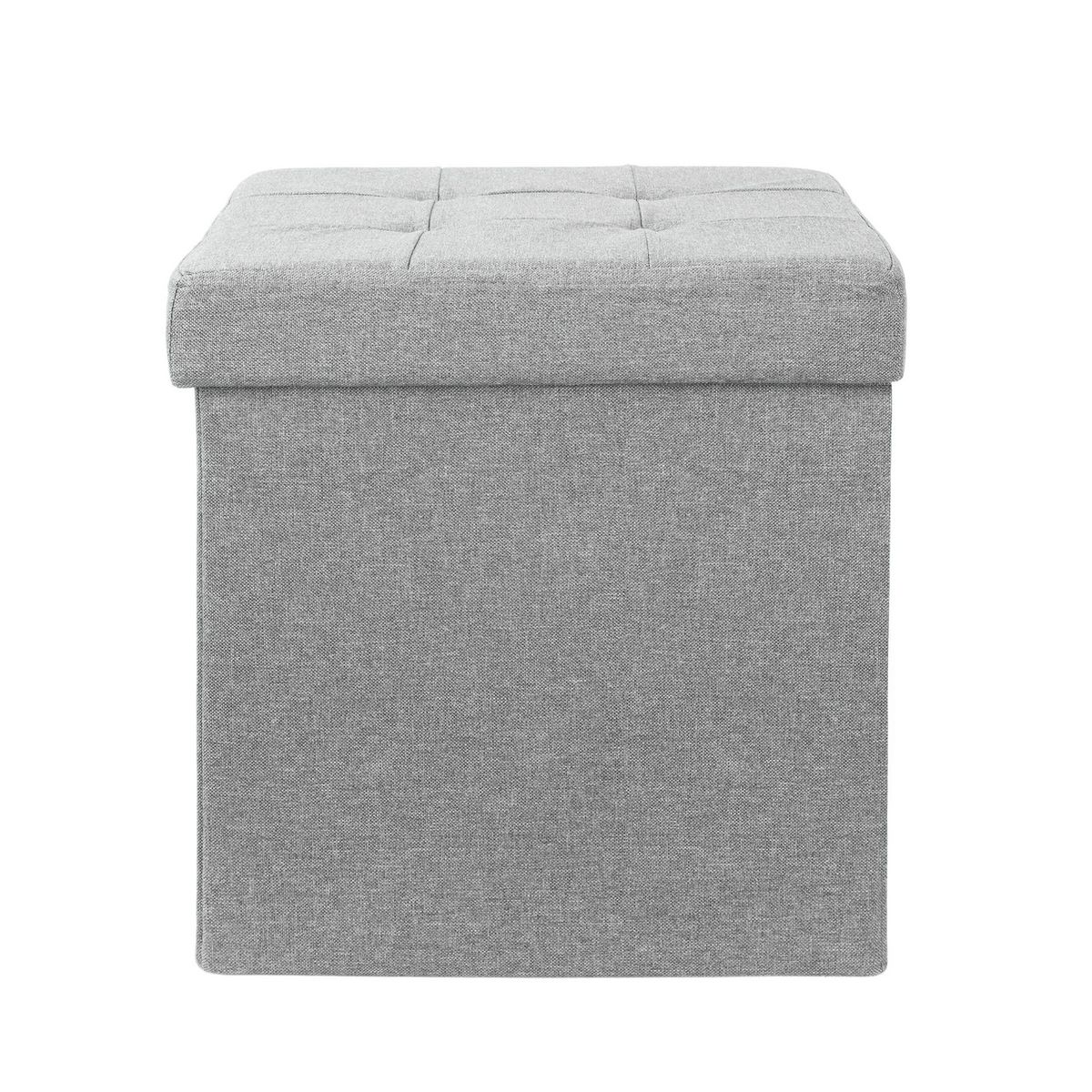 JUST HOME COLLECTION - Pouf Plegable Beige 38x38x38cm