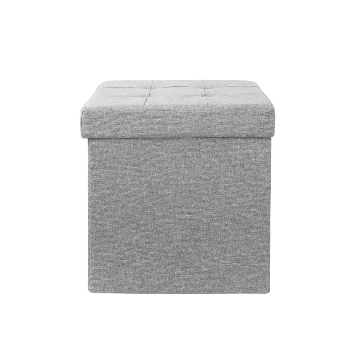 JUST HOME COLLECTION - Pouf Plegable Beige 38x38x38cm