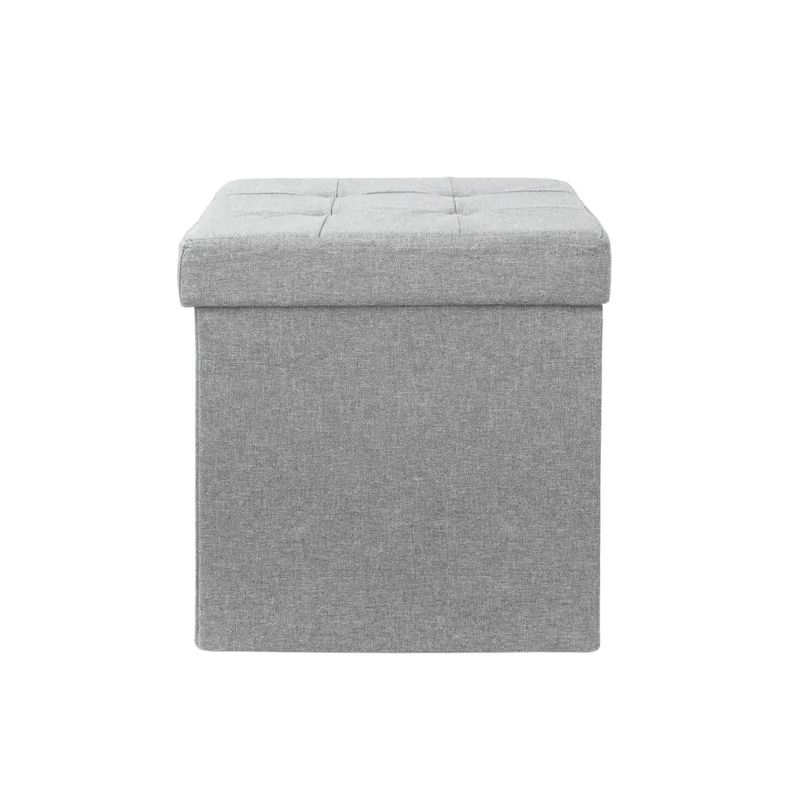 JUST HOME COLLECTION - Pouf Plegable Beige 38x38x38cm